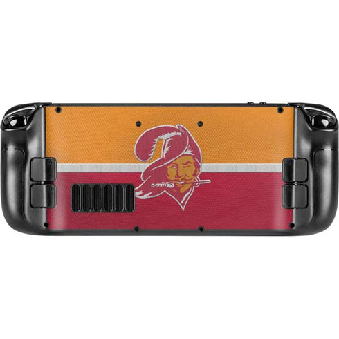 NFL Tampa Bay Buccaneers Vintage Steam Deck Handheld Gaming Computer Skin